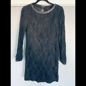 Sheila Long sleeve lace mini dress